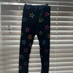 NWT Girls Size 6 Pixielane Leggings- Metallic Stars Print